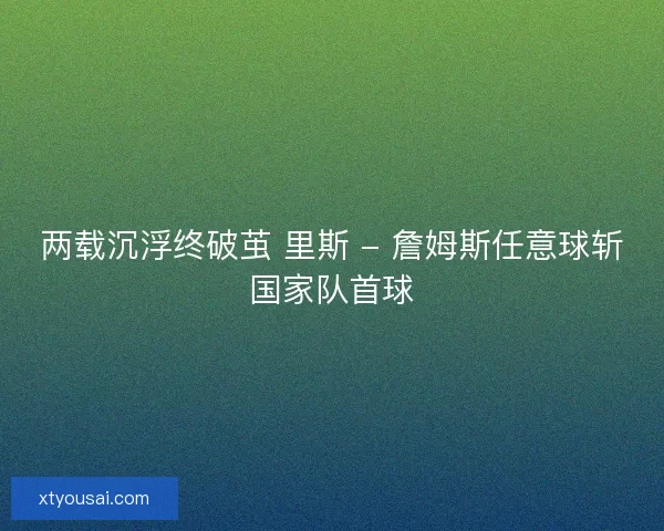 两载沉浮终破茧 里斯 - 詹姆斯任意球斩国家队首球